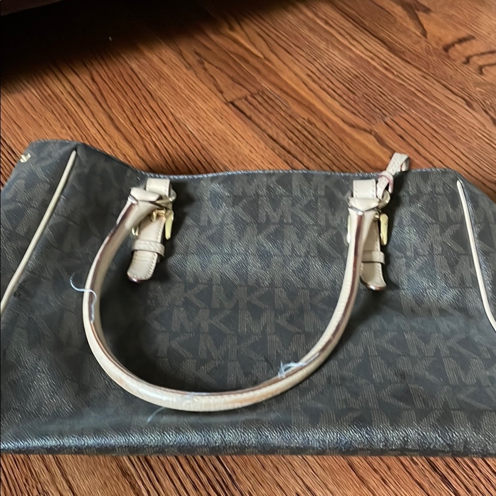 Michael Kors Black and Tan Women's Bag